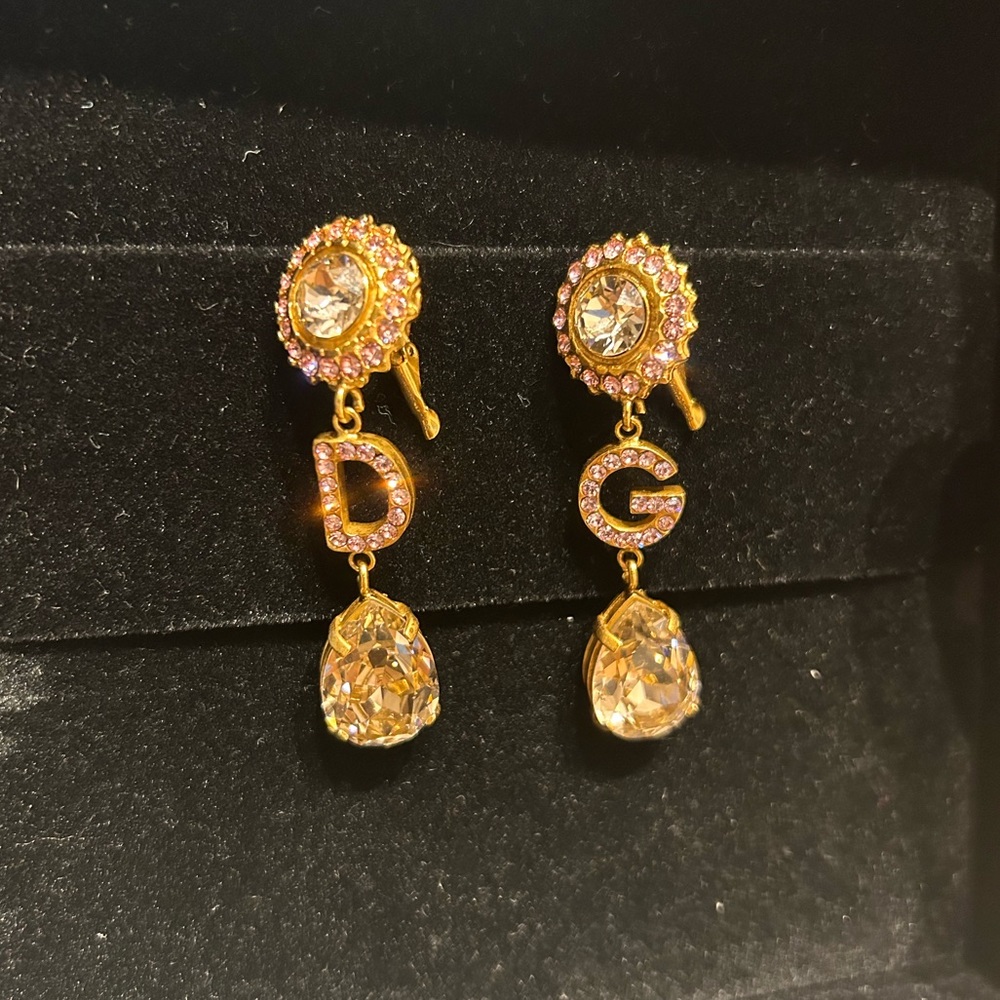 BNIB Dolce&Gabbana earrings w/receipt copy